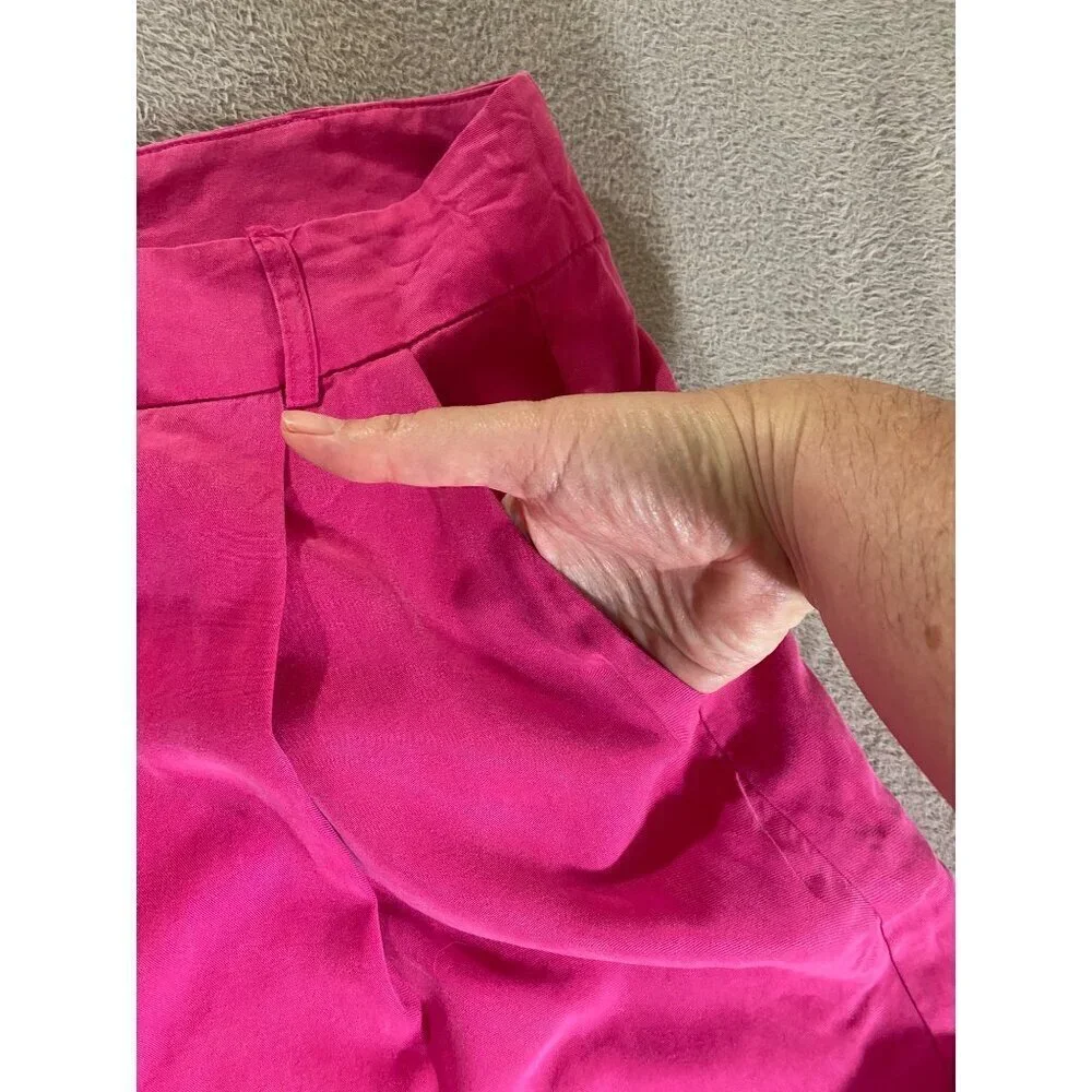 Revolve Line + Dot Women's Hot Pink Colorful Dress Pants - Medium - Picture 10 of 14